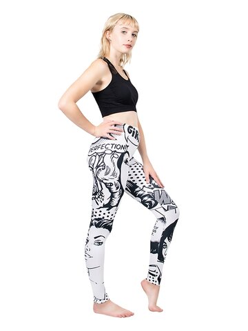 Výnimočný darček od Dedoles Dámske elastické legíny Comics