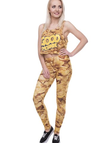 Tip na darček Dámske elastické legíny Cornflakes