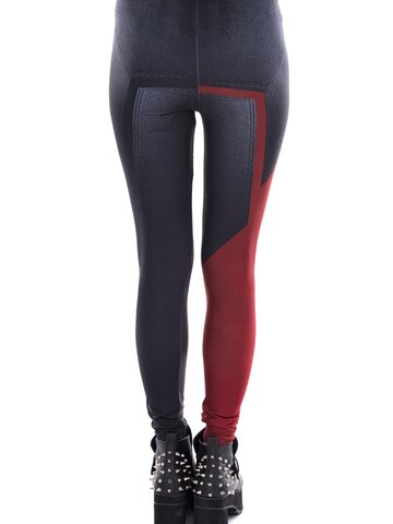 Lifestyle foto Dámské elastické legíny Kárová královna