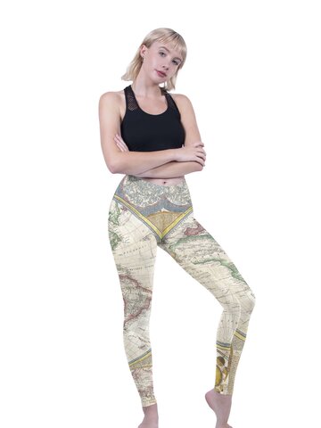 Výpredaj Ženske elastične pajkice Zemljevid