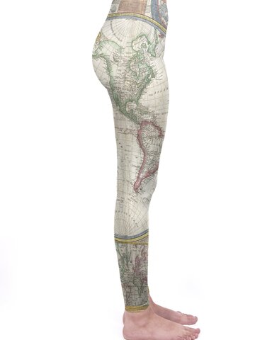 Obrázok produktu Ženske elastične pajkice Zemljevid