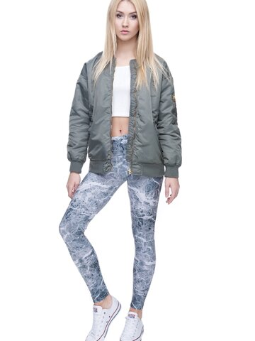 Dedoles oryginalny prezent  Damskie elastyczne legginsy Marmur