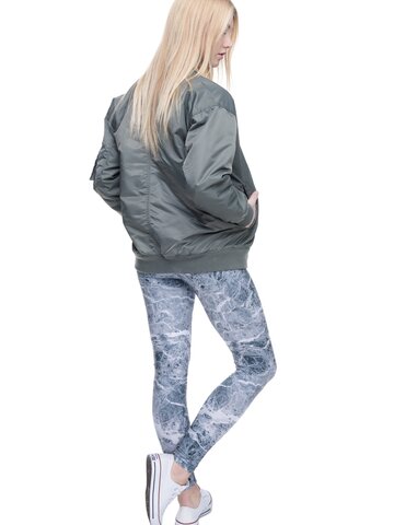 Pomysły na prezenty  Damskie elastyczne legginsy Marmur