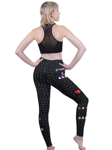 Obrázok produktu Dámske elastické legíny Pacman