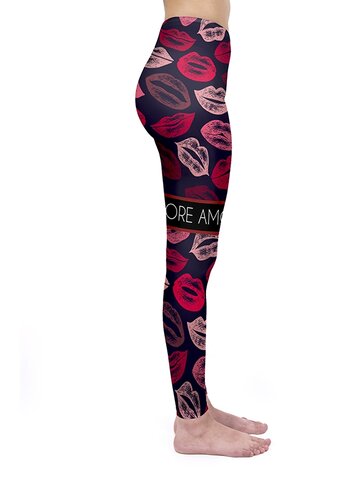 Výnimočný darček od Dedoles Dámske elastické legíny Pery