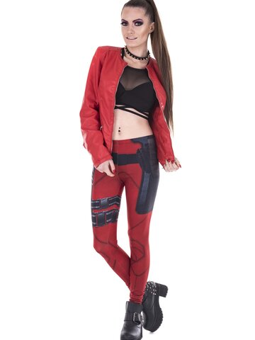 Geschenktipp Damen Leggings Elastisch Red Hero