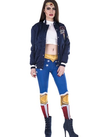 Výpredaj Dámske elastické legíny Sila hviezd