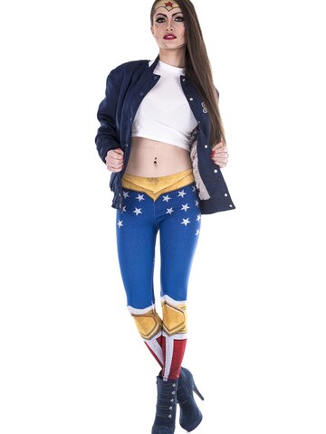 Pre dokonalý a originálny outfit Dámske elastické legíny Sila hviezd