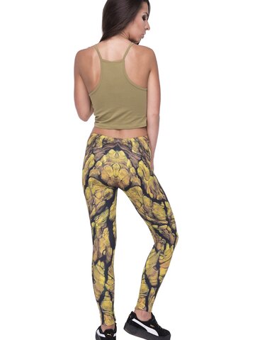 Výpredaj Dámske elastické legíny Strom