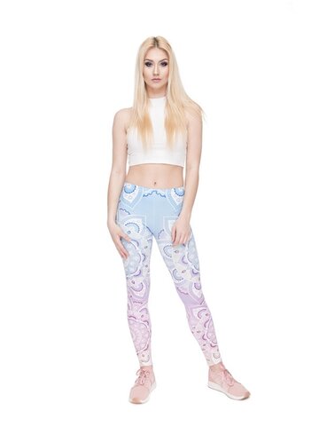 Potešte sa týmto kúskom Dedoles Dámske elastické legíny Svetlo mandaly