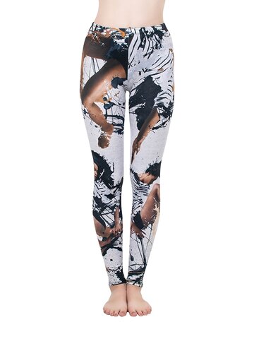 Lifestyle foto Dámske elastické legíny Tanec