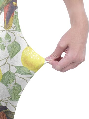 Tip na dárek Dámské elastické legíny Tropický citrón