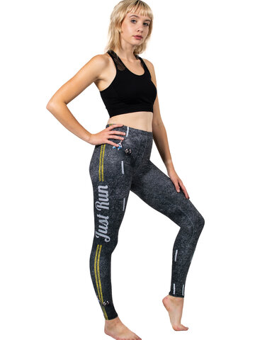 Pomysły na prezenty 
 Damskie elastyczne legginsy Ulica dla biegaczy