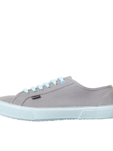 Potěšte se tímto kouskem Dedoles Dámské plátěné tenisky z konopí šedo-modré