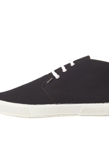 Foto Dámské vysoké plátěné tenisky z konopí černobílé