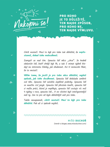 Lifestyle foto Fitness Diář 2018 CZ