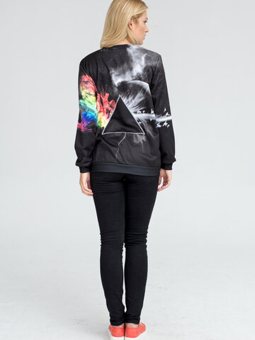 Pre dokonalý a originálny outfit Mikina bez kapucne Temná strana mesiaca