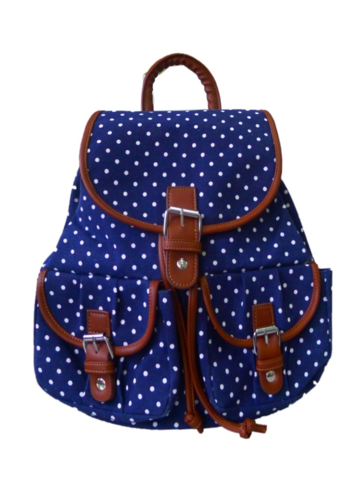 Bereiten Sie sich Freude mit diesem Dedoles-Stück Beutel Dunkelblau Gepunktet