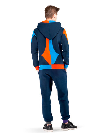 Potešte sa týmto kúskom Dedoles Pánska bavlnená tmavomodrá mikina na zips