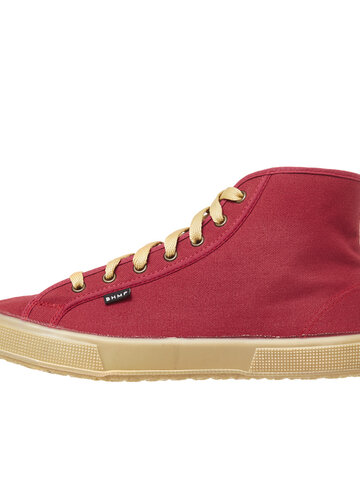 für ein vollkommenes und originelles Outfit Herren hohe Hanfturnschuhe weinrot