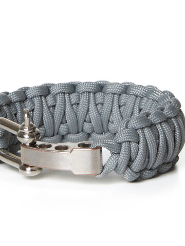 Eredeti és szokatlan ajándékot keres? a megajándékozottat garantáltan meglepi Paraflex túlélési karkötő King Cobra reflex szürke állítható rögzítéssel