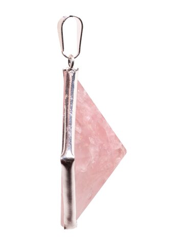 Rabatt Anhänger Rosenquarz Pyramide - Stein der Liebe