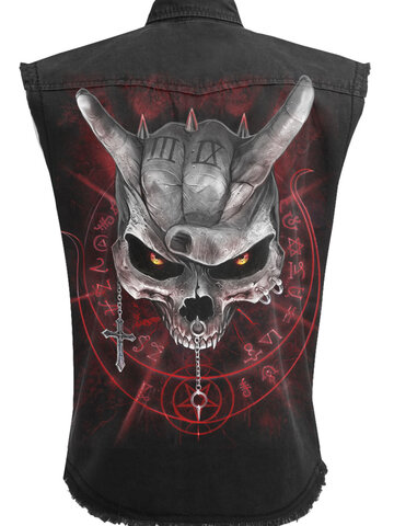 Zľava Košeľa bez rukávov Lebka s rohami