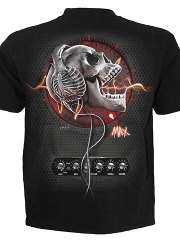 Potešte sa týmto kúskom Dedoles Čierne tričko Lebka s rohami