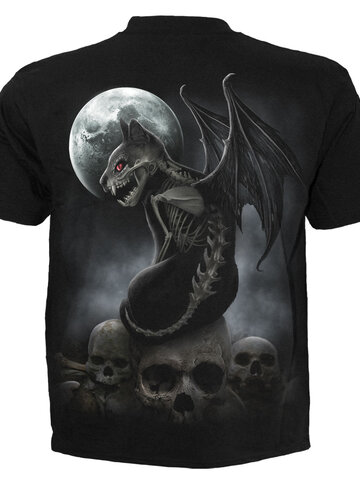 Výnimočný darček od Dedoles Čierne tričko Upíria mačka