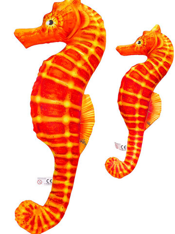Zľava Vankúš Morský koník - oranžový 60 cm