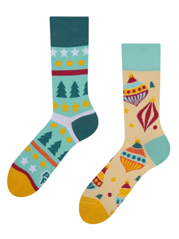 Zľava Chaussettes rigolotes Boules de Noël