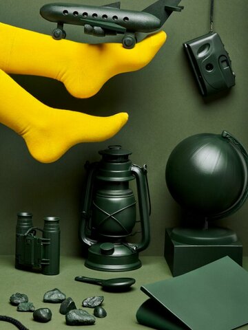 Pre dokonalý a originálny outfit Ponožky Many Mornings Žlté slnko