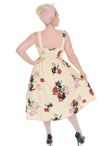 Tip na darček Žlté retro pin up šaty Letná nálada