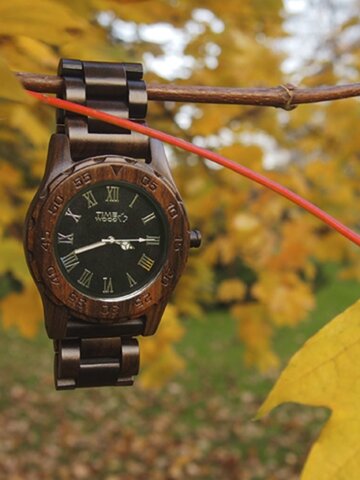 Foto Fából készült Jedi óra