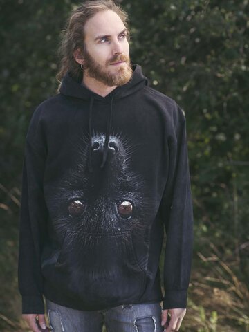 Kedvezmény Kapucnis pulóver Denevér 