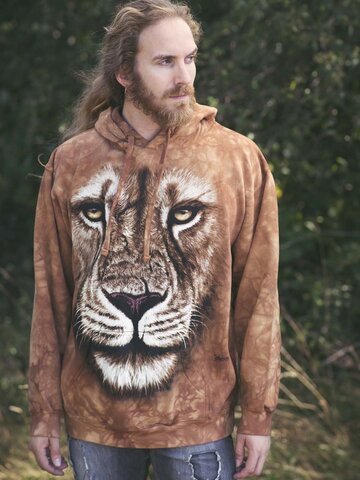 Potěšte se tímto kouskem Dedoles Mikina s kapucí Lev 3D