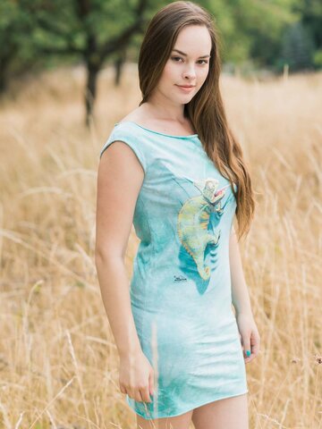 Výjimečný dárek od Dedoles Minišaty Chameleón