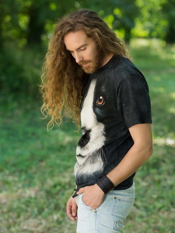 Výjimečný dárek od Dedoles Tričko Obličej border kolie