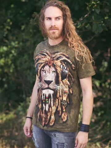 Kedvezmény Raszta oroszlán póló