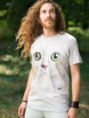 Tip na darček Tričko Mačka so zelenými očami