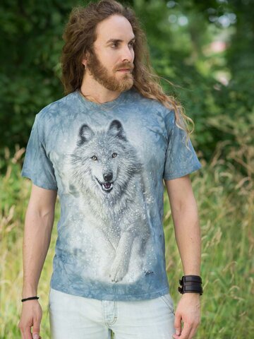 Lifestyle foto Tričko Snežný vlk