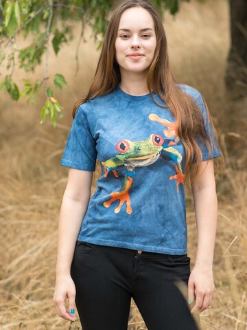 Lifestyle fotó Viki a béka póló