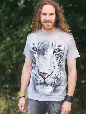 Pre dokonalý a originálny outfit Tričko Biely tiger