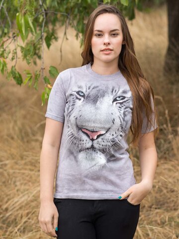 Výnimočný darček od Dedoles Tričko Biely tiger