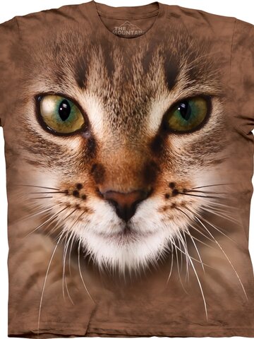 Cat face shirt clearance
