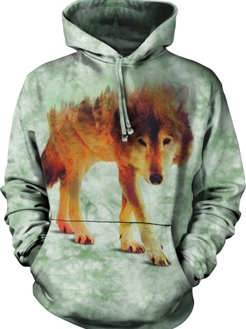 Tip na darček Mikina s kapucňou Lesný vlk