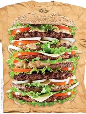 Lifestyle fotó Burger póló