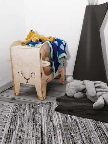 Rabatt Hocker Vierbeiner - Tiger