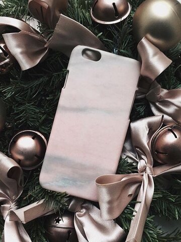 Tip na dárek Růžový mramor iPhone 5/5s/SE