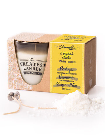 Rabatt Set zur Herstellung der Kerze Zitronella